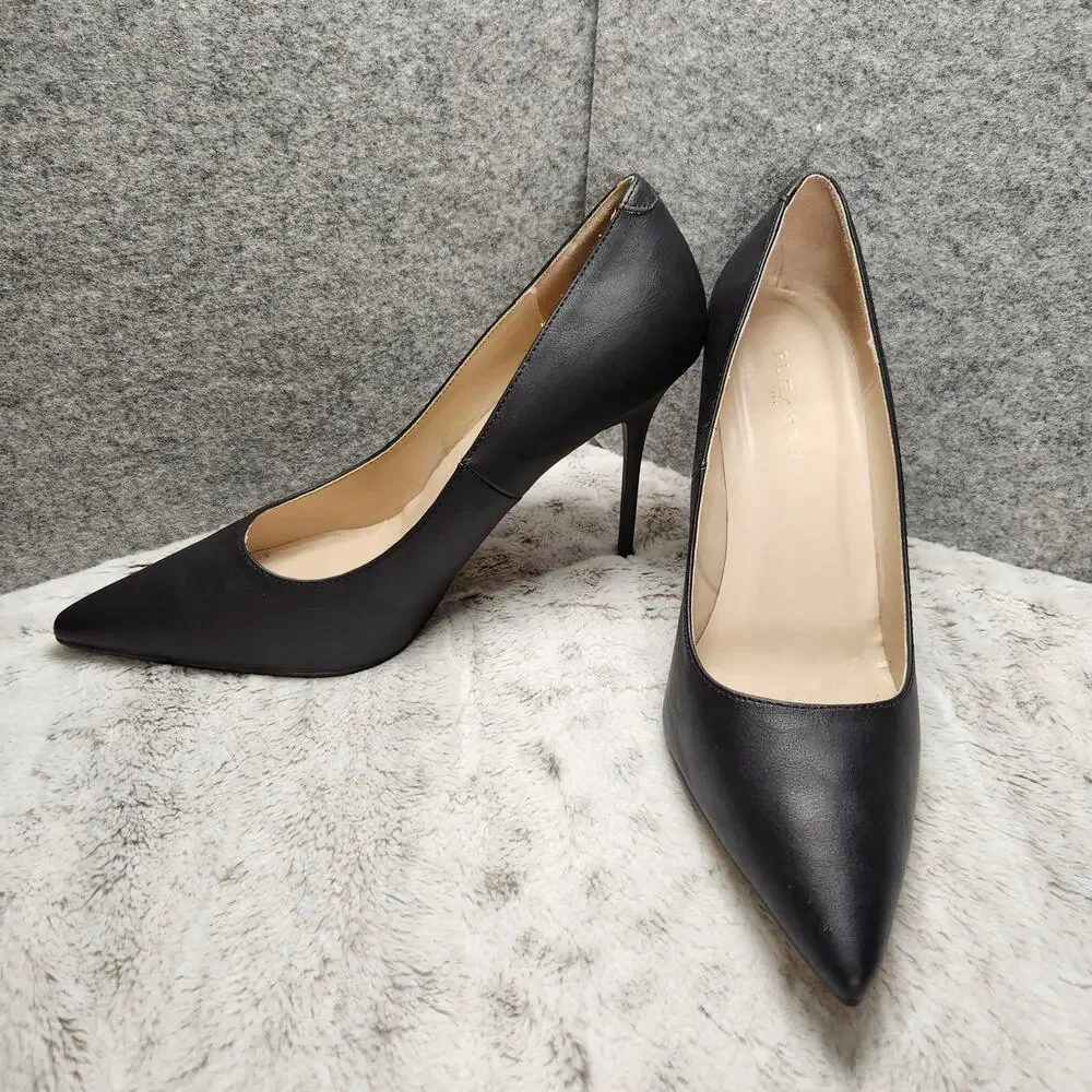 Pleaser USA Classique 20 Matte Black Vegan Leather Heels Pumps - 11 (Used) - Picture 6 of 8